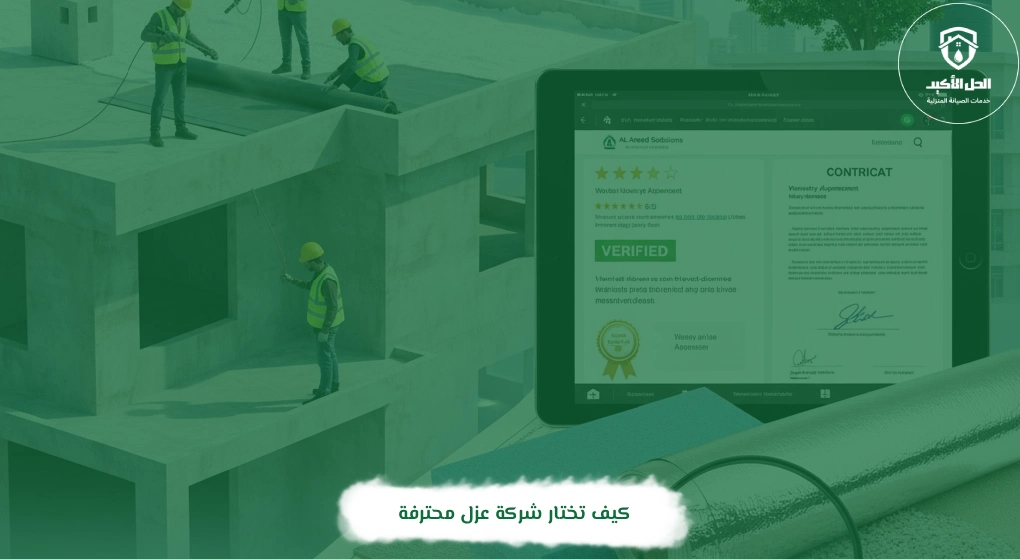 كيف تختار شركة عزل محترفة