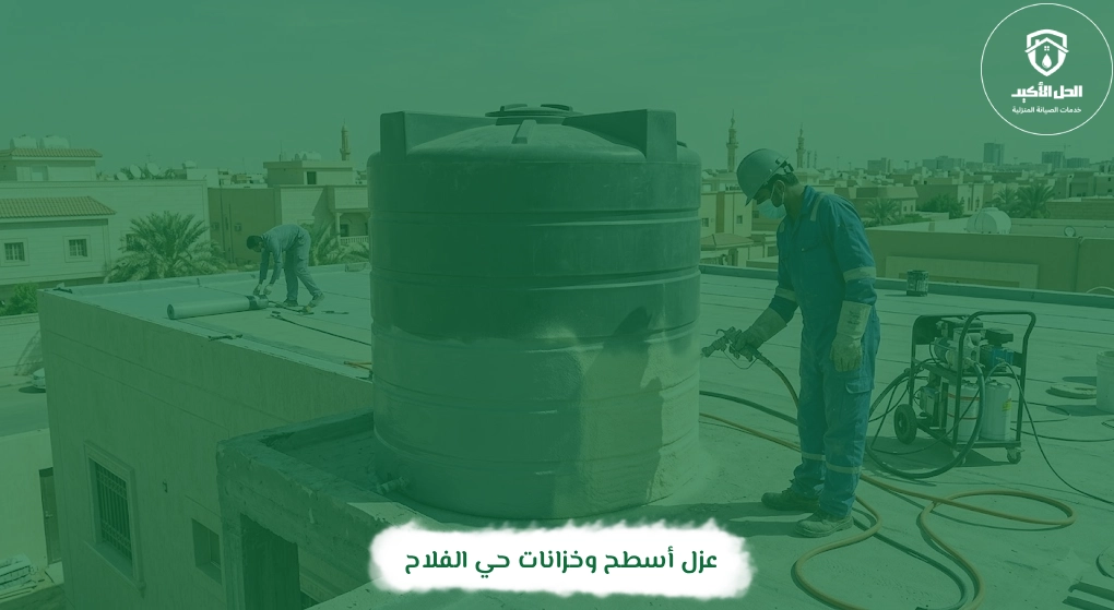 عزل أسطح وخزانات حي الفلاح